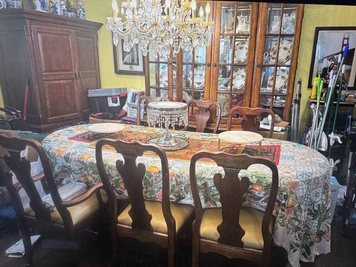 Dining room after organizing
