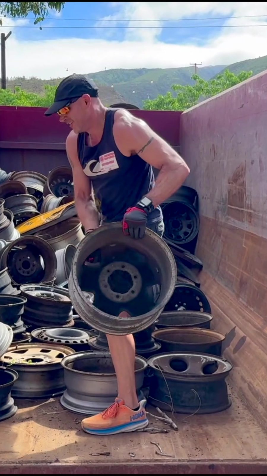 Glenn Hemanes working hands-on